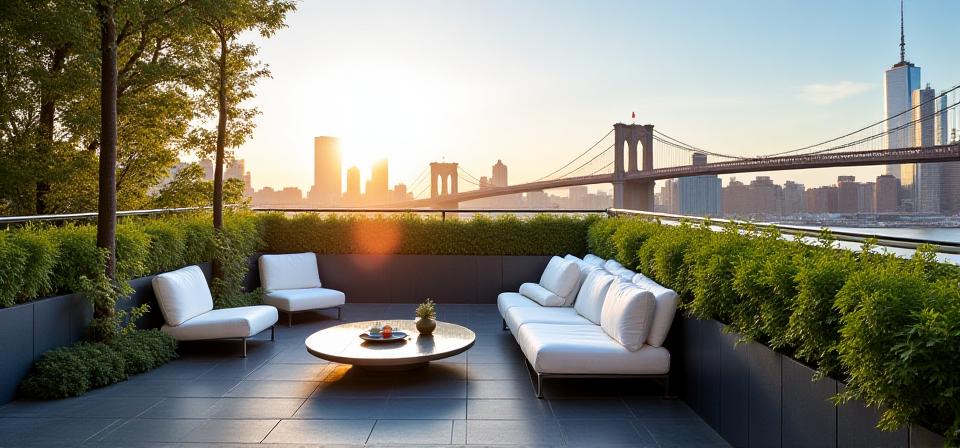 Penthouse Terrace with City View